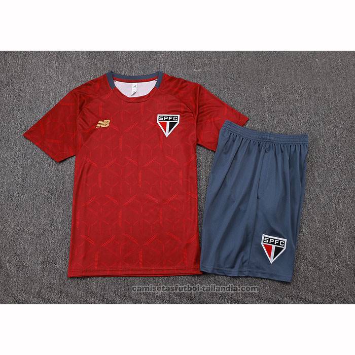 Chandal del Sao Paulo Manga Corta 25/26 Rojo - Pantalon Corto